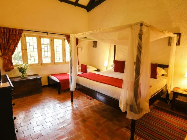 Image of a room at the Boma Entebbe Hotel in Uganda