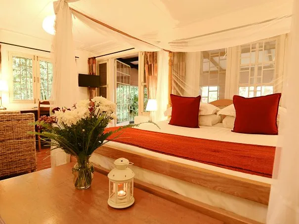 Image of a room at the Boma Entebbe Hotel in Uganda