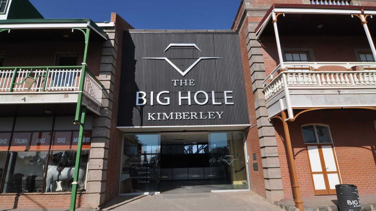 Buildings of the Kimberley Museum located near the Big Hole in Kimberley, South Africa.