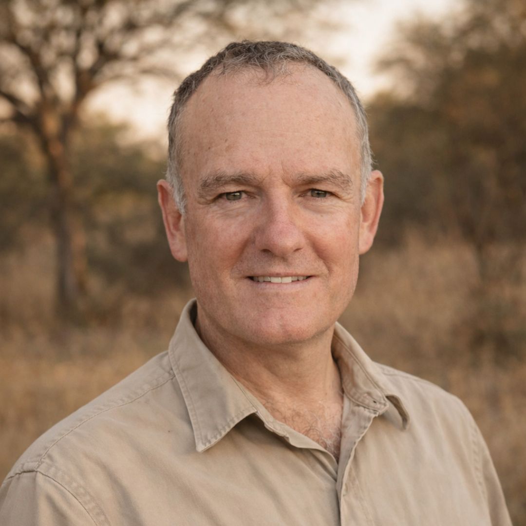 Portrait of Sean Lues owner and managing director of African Signature Journeys
