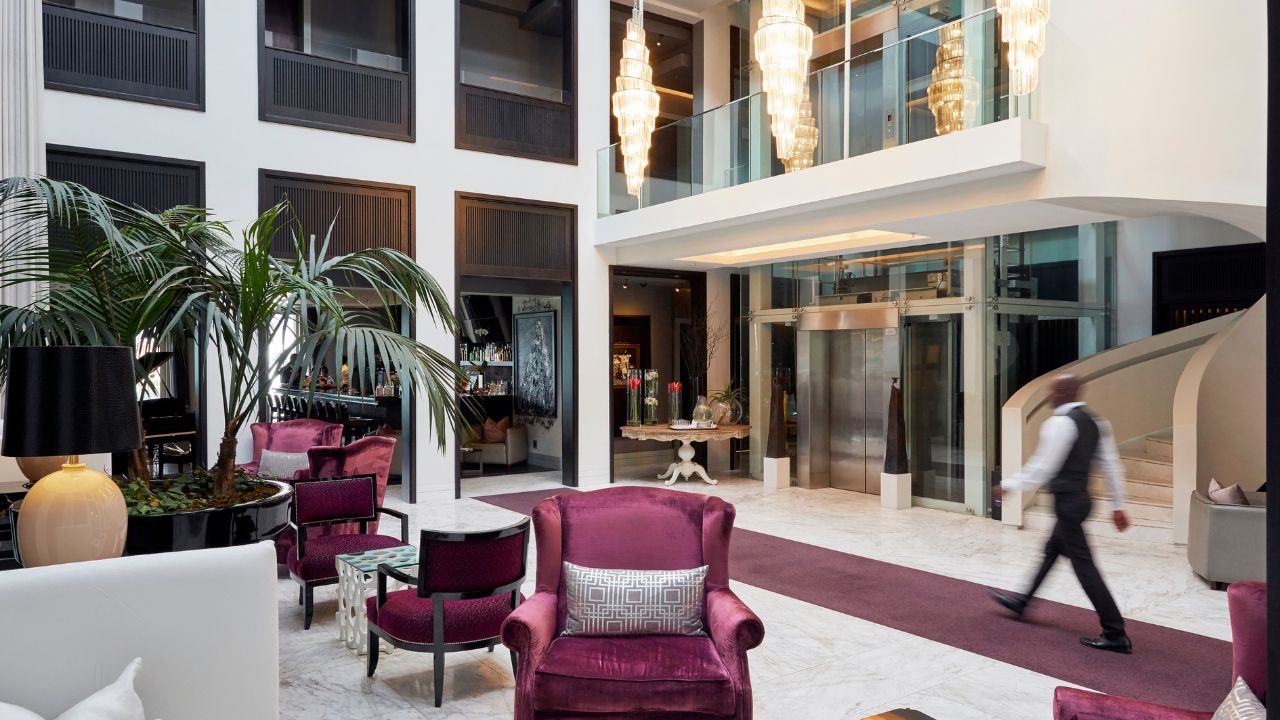 Exclusive luxury reception at Queen Victoria Hotel Cape Town.