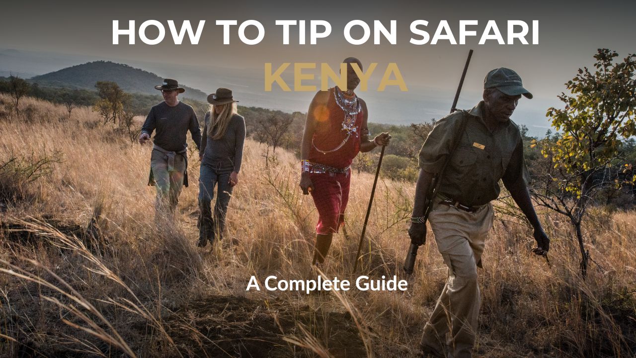 Group on walking safari in Kenya with Maasai guide - Tipping tips for Kenya Safari