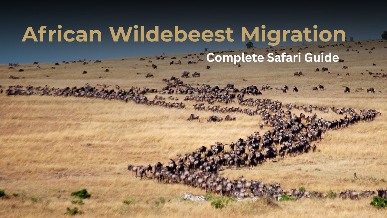 Wildebeest in Serengeti plains - How to plan your safari banner