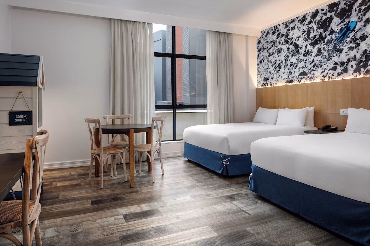 Modern sleek double room at Protea Hotel Fire & Ice Umhlanga.