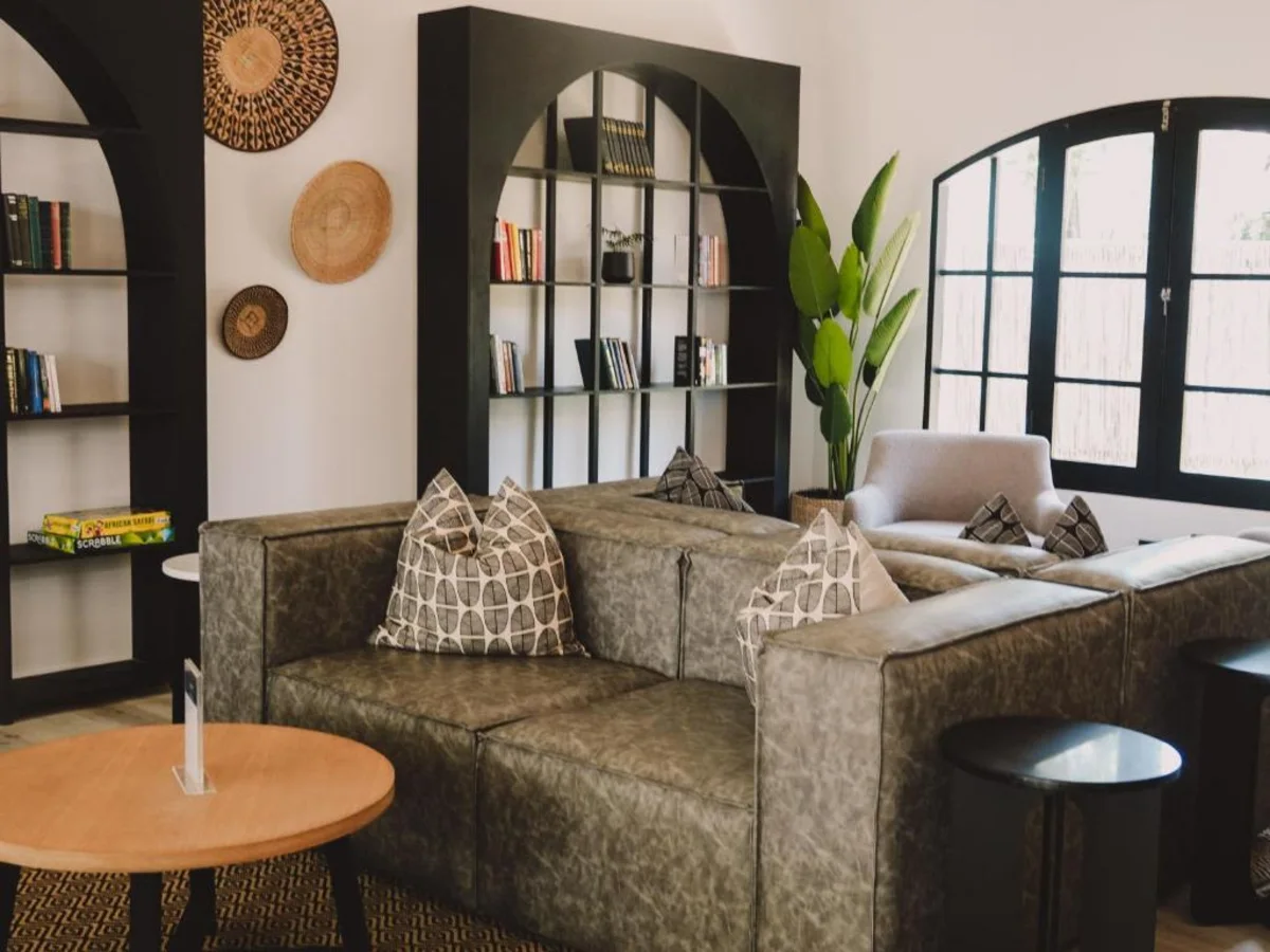 Comfortable couch in guest lounge at ANEW Resort Hazyview.