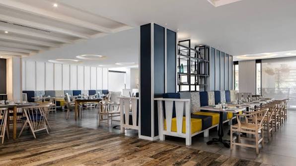 Modern dining area at Protea Hotel Fire & Ice Umhlanga Ridge.